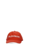 Aries No Problemo Embroidery Baseball Hat In Orange