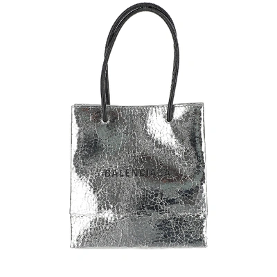 Balenciaga Tote In Silver