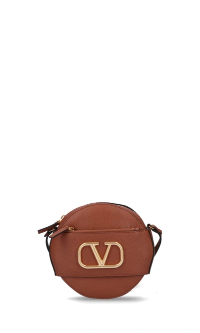 Valentino Garavani Vlogo Mini Bag In Brown