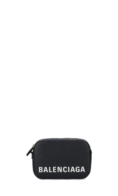 Balenciaga Ville Xs Camera Bag In Black