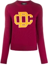 DSQUARED2 LOGO KNIT SWEATER