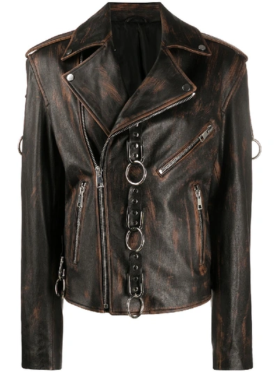 Manokhi Morgan Ring Embellished Jacket In Black