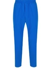 HYDROGEN ELASTICATED-WAISTBAND TAPERED TROUSERS