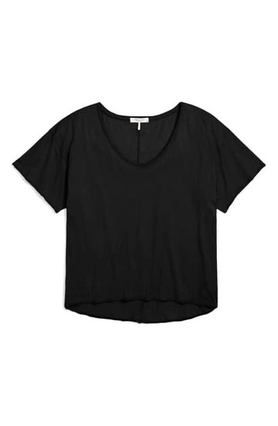 Rag & Bone The Gaia Organic Pima Cotton T-shirt In Black