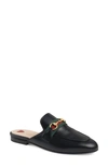 Gucci Princetown Horsebit-detailed Leather Slippers In Black