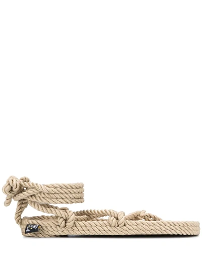 Nomadic State Of Mind Romano Rope Sandals In Neutrals