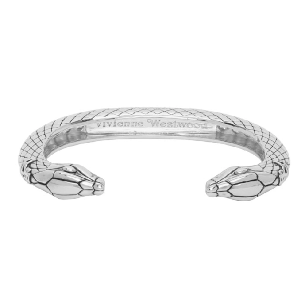 Vivienne Westwood Silver Man. Avalon Bangle Bracelet In