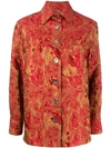 ALBERTO BIANI FLORAL EMBROIDERED SHIRT