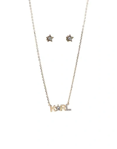 Karl Lagerfeld Jewelry Sets In Gold