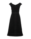 Dolce & Gabbana Midi Dresses In Black