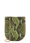 Tl-180 Fazzoletto Mini Leather Cross-body Bag In Green