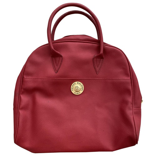 balmain red bag
