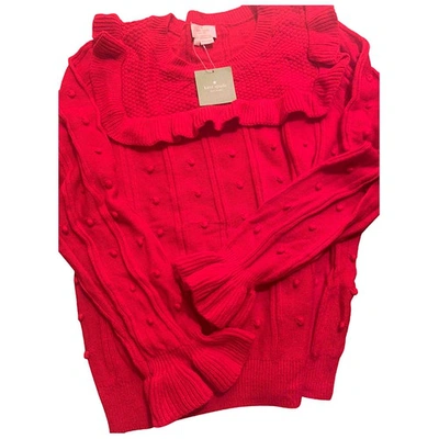 Pre-owned Kate Spade Wool Jumper In Red