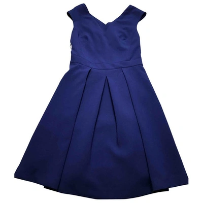 Pre-owned Ba&sh Mini Dress In Blue