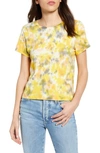 Agolde Linda Tie Dye Boxy Organic Cotton T-shirt In Dusting