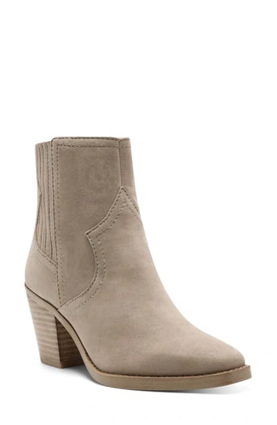 Lucky Brand Jaide Western Bootie In Clay Suede