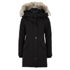 CANADA GOOSE ROSSCLAIR BLACK ARCTIC TECH SHELL PARKA,3851411