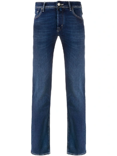 Jacob Cohen Low-rise Slim-fit Jeans In Blue