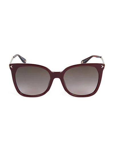 Givenchy 54mm Butterfly Sunglasses In Red