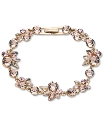 Givenchy Crystal Flex Bracelet In Gold