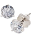 Kate Spade Brilliant Statements Trio Prong Studsclear/silv In Clear Silver