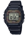 CASIO MEN'S DIGITAL BLACK RESIN STRAP WATCH 43.2MMX43.2MM