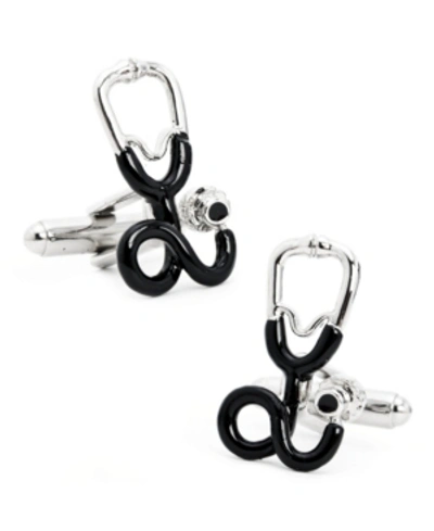 Cufflinks, Inc Medical Stethoscope Cufflinks In Black