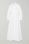 ALAÏA Cotton-poplin maxi dress