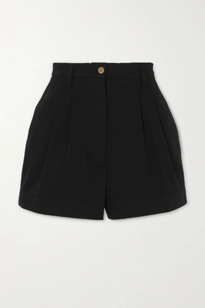 Alaïa Edition 1990 Cotton-twill Shorts In Black