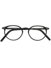 Lunor A5231 Round-frame Glasses In Black
