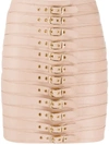 MANOKHI DITA MULTI-BUCKLE DETAIL SKIRT