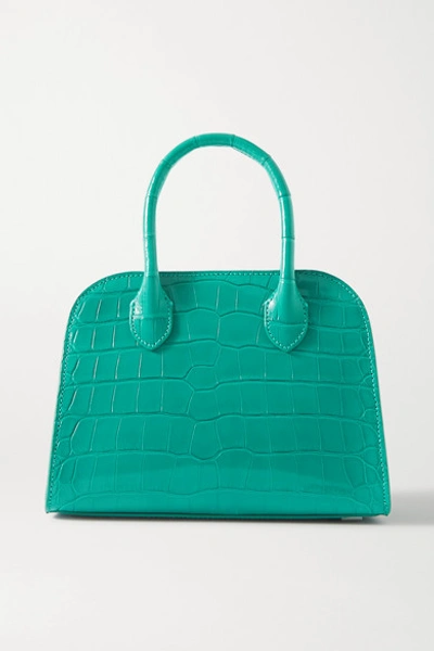 The Row Margaux 7.5 Alligator Tote In Green