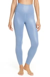 Beyond Yoga Twinkle High Waisted Midi Legging In Serene Blue-blue Dizzy Twinkle