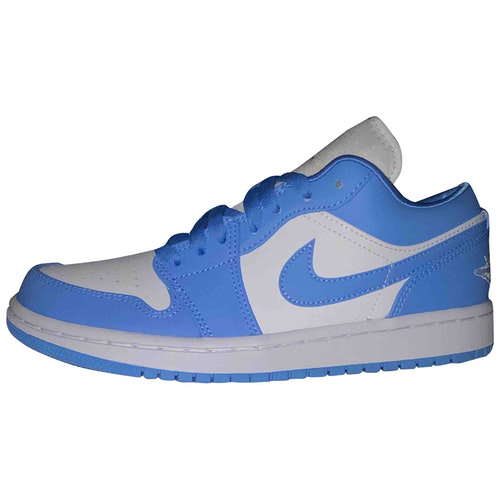 white and turquoise trainers