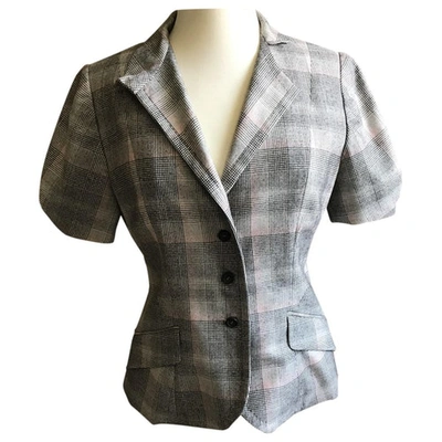 Pre-owned Paul Smith Wool Short Waistcoat In Grey