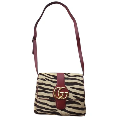 Pre-owned Gucci Arli Multicolour Pony-style Calfskin Handbag