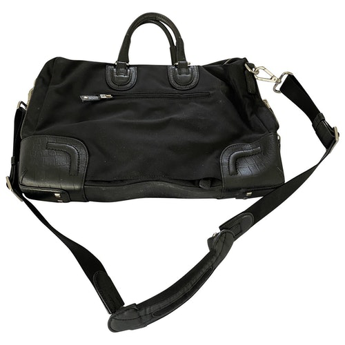 tumi leather travel bag