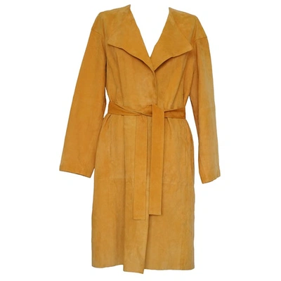 Pre-owned Gerard Darel Coat In Orange