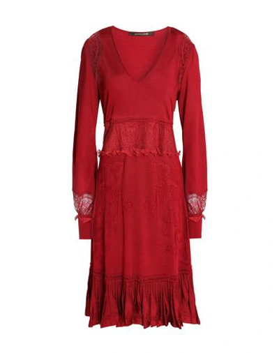 Roberto Cavalli Knee-length Dress In Red