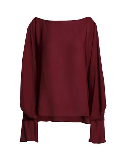 Nili Lotan Blouses In Maroon