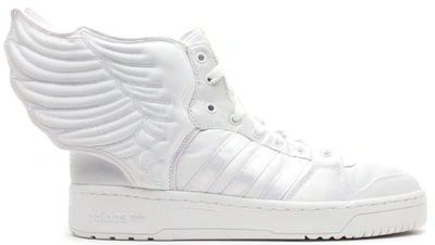 Pre-owned Adidas Originals  Js Wings 2.0 Triple White In White/white/white