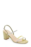 Chinese Laundry Yanna Strappy Sandal In Green Multi Faux Leather