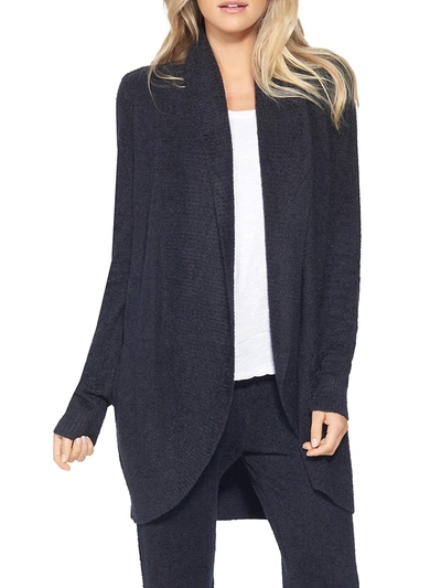 Barefoot Dreams The Cozy Chic Lite Circle Cardigan In Black