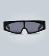 Rick Owens Tecuatl Futuristic Sunglasses In Black