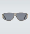 GIVENCHY WIDE ARM METAL SUNGLASSES,P00454643