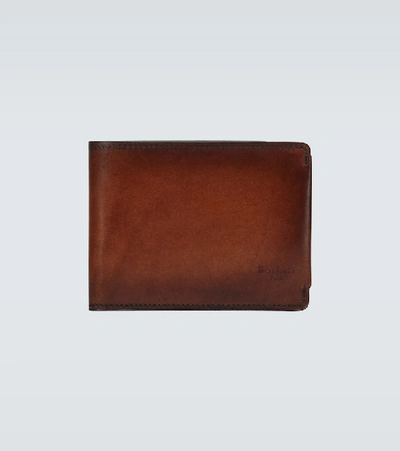 Berluti Essential Venezia Leather Wallet In Brown