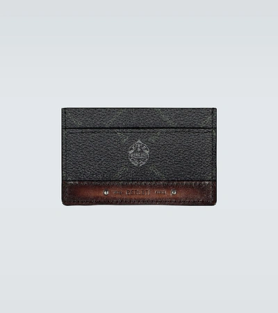 Berluti Séjour Leather Card Holder In Black