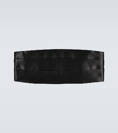 Tom Ford Silk-satin Cummerbund In Black