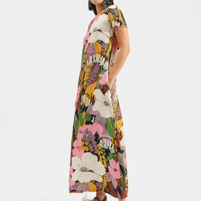 La Doublej Swing Dress In Big Flower