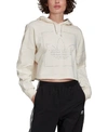 ADIDAS ORIGINALS ADIDAS ORIGINALS WOMEN'S CROPPED HOODIE